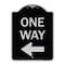 Signmission One Way Left Arrow Heavy-Gauge Aluminum Architectural Sign, 24" x 18", BS-1824-23522 A-DES-BS-1824-23522 - alternate 1